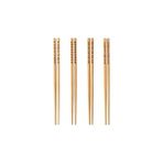 Data Store Barbun Trebent Yıkanabilir Bambu Chopstick Japon Çin Yemek Çubuğu - 01P-Pembe
