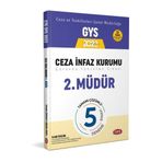 Data Yayınları - 2023 GYS Ceza ve Tevkifevleri 2. Müdür 5 Deneme Sınavı