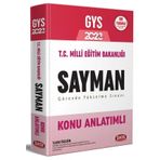 Data Yayınları 2023 Milli Eğitim Bakanlığı Sayman GYS Konu Anlatımlı Kitap