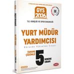 Data Yayınları 2026 GYS T.C. Gençlik ve Spor Bakanlığı Yurt Müdür Yardımcısı Çözümlü 5 Deneme Sınavı