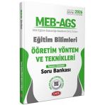 Data Yayınları 2026 Meb Ags Eğitim Bilimleri Öğretim Yöntem Ve Teknikleri Çözümlü Soru Bankası