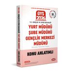 Data Yayınları 2026 T.C. Gençlik ve Spor Bakanlığı Yurt Müdürü - Şube Müdürü - Gençlik Merkezi Müdürü GYS Konu Anlatımlı