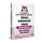 Data Yayınları Çalışma Ve Sosyal Güvenlik Bakanlığı Unvan Değişikliği Sınavı Ortak Konular Konu Anlatımlı Soru Bankası