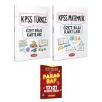 Data Yayınları Kpss Türkçe+Matematik Özet Bilgi Kartları+Evp Akademi Tyt Paragraf Rest 17 X 21 Deneme