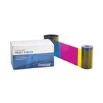 Datacard 534700-002-R010 Ymckt 1-2 Yarim Panel Renkli Ribon+Temizleme Rulosu+Temizleme Karti