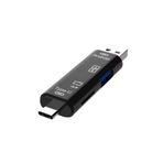 Datastar Type-c 3'ü 1 Arada Otg Akıllı Kart (SMART CARD) Ve Hafıza Kartı Okuyucu