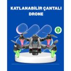 Datatek 1080P Full Hd Katlanabilir Drone Uzun Uçuş Süreli Hafif Tasarım