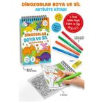 Datatek Dinozorlar - Boya ve Sil Aktivite Kitabı / 3 Yaş +