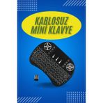 Datatek Işıklı Kablosuz Mini Klavye ve Dokunmatik Mouse Seti Türkçe Kablosuz