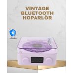 Datatek Retro Pikap Tasarımlı Bluetooth Hoparlör – Projektörlü Şarjlı Lamba
