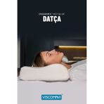 Datca Ergonomik Visco Yastik Ortopedik Hafizali Visco Yastik 47X31x10-8 Cm