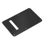 DAUZ Tremolo Boşluk Kapağı Arka Plaka, Gitar Arka Plaka Anti Scratch Sağlam 2mm Kalınlık Elektro Gitarlar Için (BLACK)