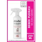 Davbir Bebek Pudrası Kokulu Wc Kötü Koku Giderici Ultra Kalıcı Yüzey Parfümü 250ml