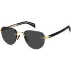 Davıd Beckham 7144/S Rhlır 55-20 Unisex Güneş Gözlüğü - Altın