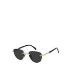 David Beckham Db 1224/s Rhlir Gold Metal Erkek Güneş Gözlüğü - Siyah
