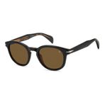 DAVID BECKHAM Üniseks Db 1198/S Gafas, Siyah Çizgili Kahverengi, ESTANDAR