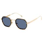 David Beckham Unisex güneş gözlükleri, 06J/Ku Gold Havana, 49