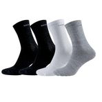 David Benjamin Unisex 4'lü Premium Kutulu Pamuklu Tenis & Kolej Çorabı Kadın & Erkek - Nefes Alabilen, Dayanıklı, Yumuşak ve Rahat, Spor, Koşu, Yürüyüş Çorabı - Dikişsiz, Ter Emici (Mix, 43-46)