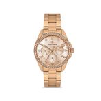 DAVID GUNER ROSE KAPLAMALI ROSE KADRANLI KADIN KOL SAATİ DG-8739LA-C5