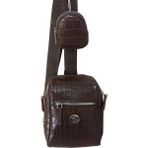 David Jones DJ250-5 Kroko Kahve Kadın Omuz Çantası