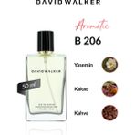 David Walker B206 Kadın Parfüm 50 ml Aromatik Oryantal Yasemin Kakao Kahve İçeren