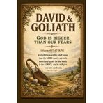 DavidAnd Goliath: God Is Bigger Than Our Fears A Little Journal for Brave Hearts