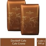 Davidoff Cafe Crema Whole Beans Çekirdek 500 gr x 2 Adet - Çekirdek (Öğütülmemiş) - 1 kg
