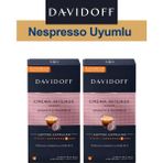 Davidoff Nespresso Uyumlu Kapsül Kahve Crema Intense 2 x 10 Adet Aromasıyla Premium Deneyim