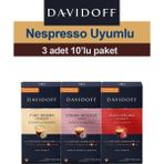 Davidoff Nespresso Uyumlu Kapsül Kahve Seti | Fine - Rich - Intense - 55 gr