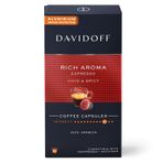 davidoff236598 Davidoff Rich Aroma Espresso Nespresso Uyumlu Kapsül Kahve 10 Adet - 55 Gr