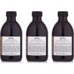 Davines 3x280 ml Alchemic Çikolata Şampuan