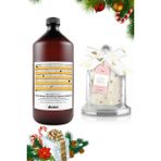 Davines Kuru ve Yıpranmış Saçlar için Keratin Mucizesi Serumu 1000 ml + Pink Gin Fizz Cam Kapaklı Mum