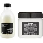 Davines Oi-Oil Sülfatsız Bakım 280 ml Şampuanı ve Oi 250 ml Nemlendiricili Krem