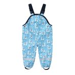 DAWILS Çocuk Yağmur Pantolonu Unisex Su Geçirmez Genel Pantolon Çocuk Koyun Yağmur Pantolonu Erkek Çocuk Salopet Pantolonu ve Kız Çocuk Çamur Pantolonu Yağmurluk 4 Yaş