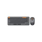 Daxi MK350 Creator Pro Combo Sessiz 3 Kanallı Bluetooth + 2.4G Wireless Türkçe Q Klavye Mouse Seti (Grafit Gri)