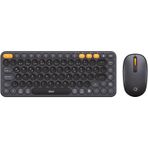 Daxi MK350 Siyah Creator Pro Combo Sessiz 3 Kanallı Bluetooth + 2.4G Wireless Türkçe Q Klavye Mouse Seti