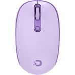 Daxi MX400 Prime Pro Sessiz Kablosuz Mouse Bluetooth ve 2.4ghz Wireless Bağlantı - Ayarlanabilir Dpı - Lila