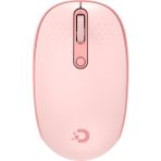 Daxi MX400 Prime Pro Sessiz Kablosuz Mouse Bluetooth ve 2.4ghz Wireless Bağlantı - Ayarlanabilir Dpı - Pembe