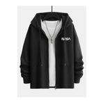 DAXİS Sportwear Company UNISEX Nasa Baskılı Fermuarlı Sweatshirt