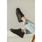 Daxtors D0158 Günlük Ortopedik Kadın Sneaker Spor Ayakkabı - Siyah