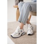 Daxtors Sameto Günlük Ortopedik Kadın Sneaker Spor Ayakkabı Beyaz