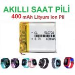Day 400 Mah Wikys Q528 Akilli Cocuk Saat Telefon Batarya Pil 3.7V 582728