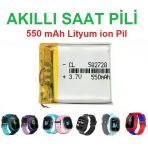 Day 550 Mah Twox Q12 Akıllı Çocuk Saat Telefon Batarya - Pil 3.7V 582728 Pil Asap550000030