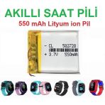 Day 550 Mah Twox Q90 Akıllı Çocuk Saat Telefon Batarya - Pil 3.7V 550Mah 582728 Pil Asap550000021