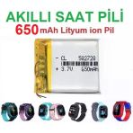 Day 650 Mah Akilli Cocuk Saat Telefon Batarya - Pil 3.7V 382728 Twox Wikys