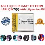 Day 700 Mah Akilli Cocuk Saat Telefon Batarya - Pil 3.7V 700Mah 582728 Twox Wikys