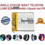 Day 800 Mah Wikys Q528 Akilli Cocuk Saat Telefon Batarya Pil 3.7V 800Mah 582728