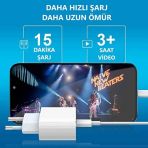 Day Orjinal Apple İphone 20W Hızlı Şarj Aleti Seti Usb-C Mhje3tu-A Aplee20wy0001