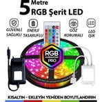 Day Şerit Led 5 Metre Animasyonlu Tak Çalıştır Kumandalı Trafolu Rgb Şerit Işık Aydınlatma Parti Led