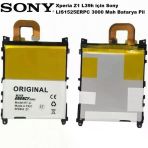 Day Sony Xperia Z1 L39h İçin Sony Lıs1525erpc 3000 Mah Batarya Pil Ceptelb010066